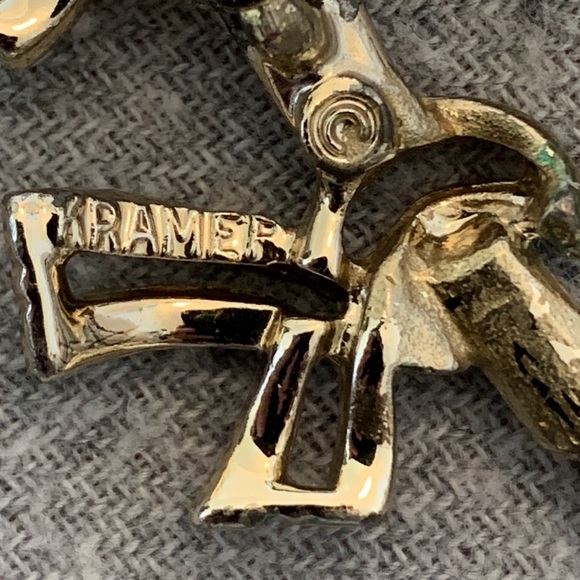 Vintage KRAMER choker-style bow necklace - Picture 6 of 15